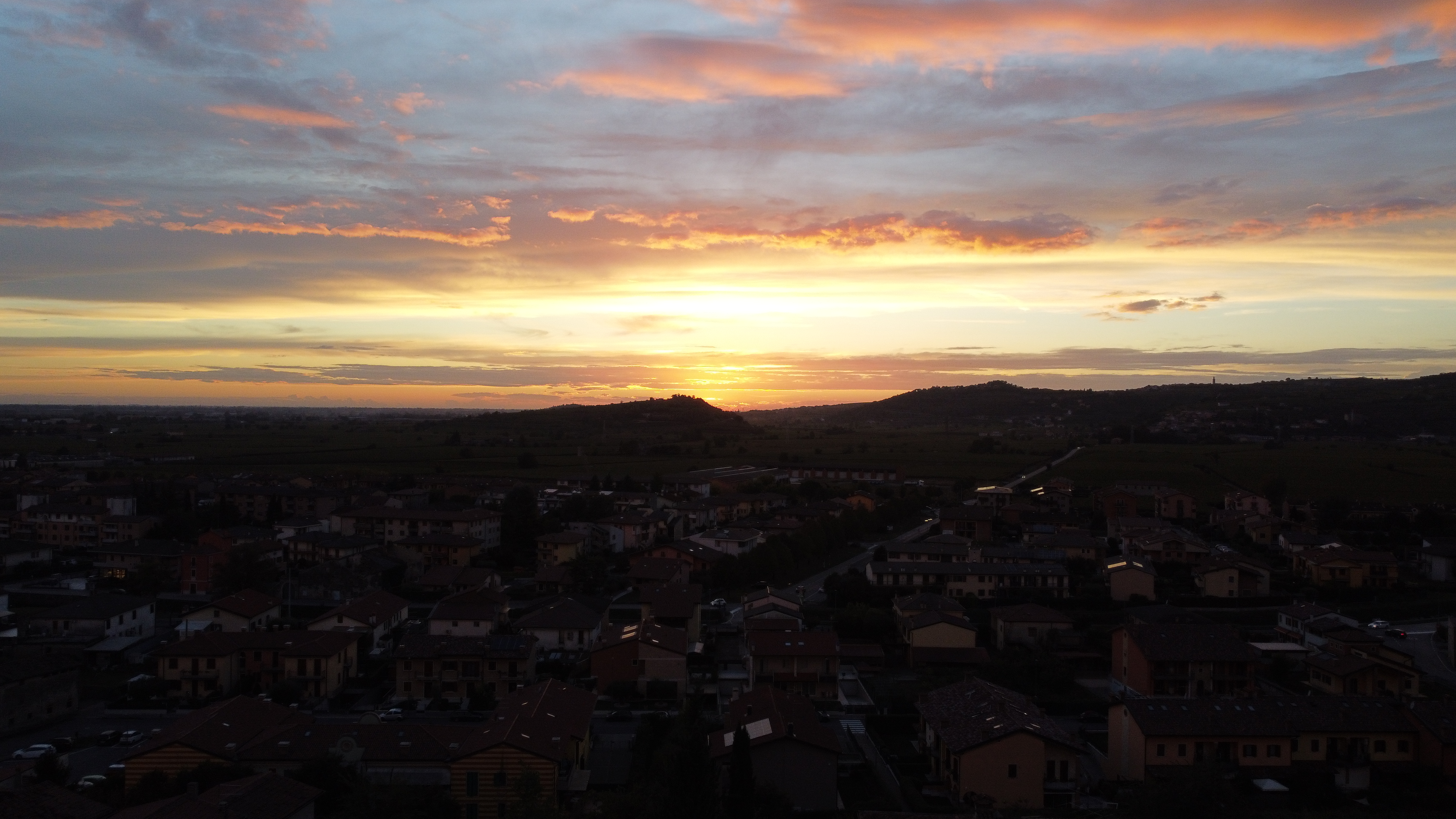 Tramonto su Soave